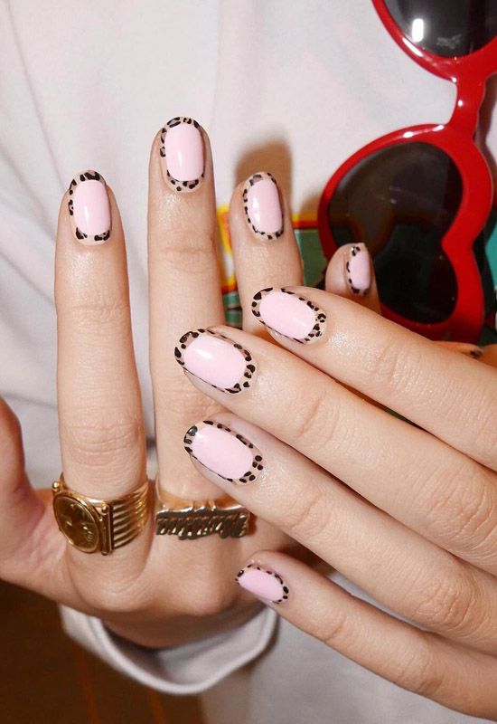 5aliciatnails unas pastel leopardo