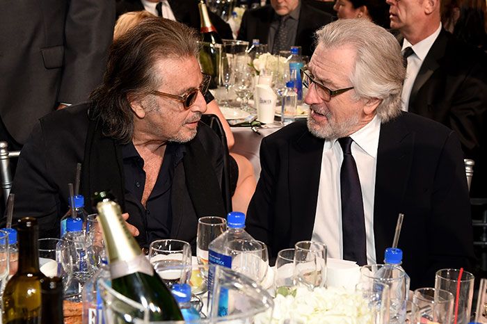 Al Pacino y Robert de Niro, además de amigos, padres octogenarios