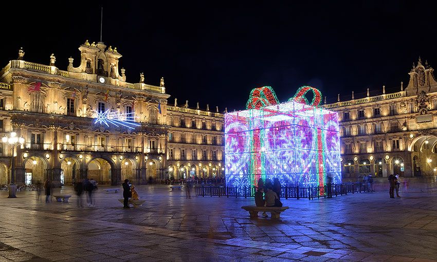 salamanca plaza mayor luces navidad 2020