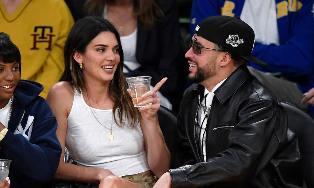 Celebrities At The Los Angeles Lakers Game