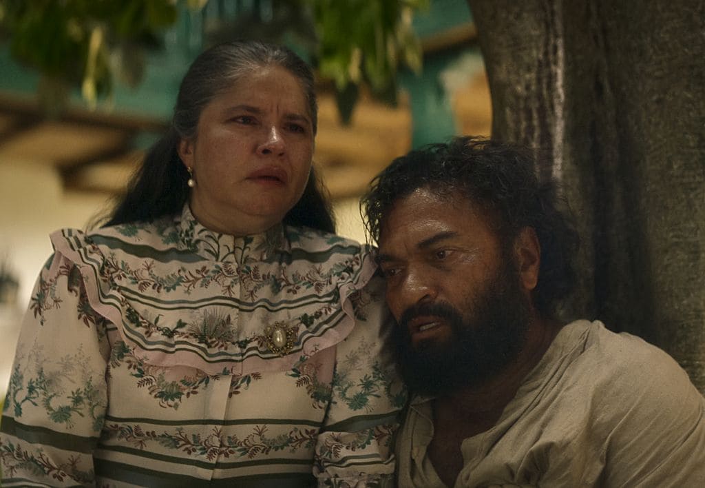 Marleyda Soto Rios y Diego Vásquez, dan vida a Úrsula Iguarán y José Arcadio Buendí­a en la serie de Netflix 'Cien años de soledad'