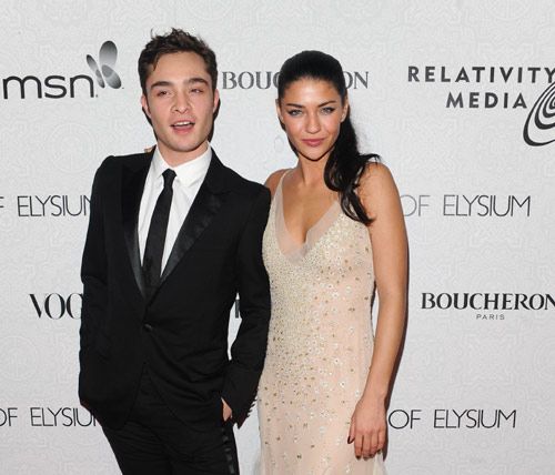 Jessica Szohr y Ed Westwick 