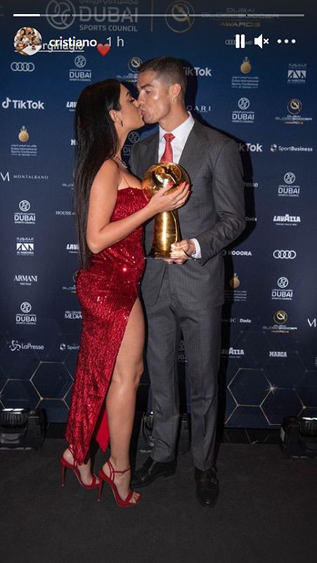 Georgina Rodríguez y Cristiano Ronaldo