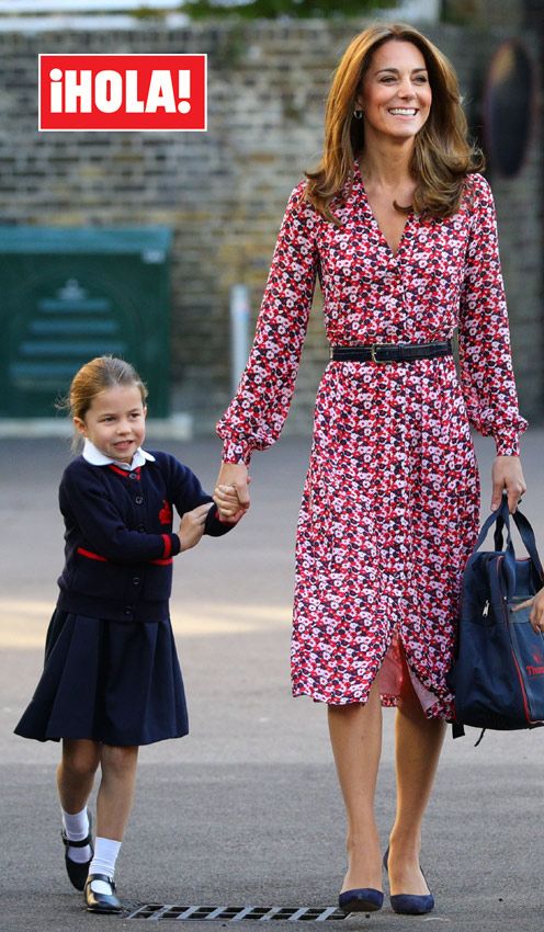 La Duquesa de Cambridge y Charlotte de Cambridge