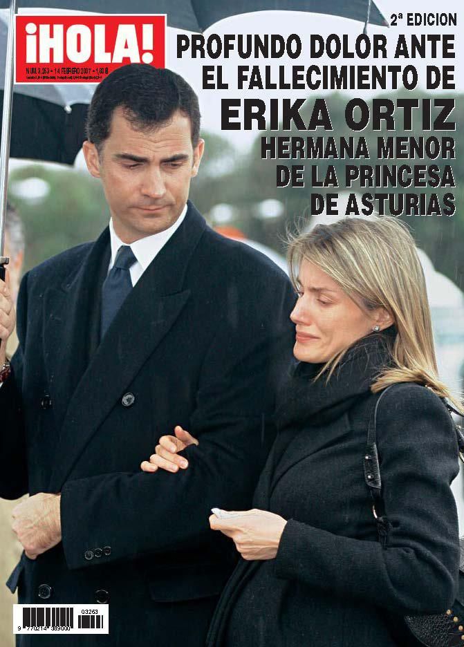 Fallecimiento Erika Ortiz febrero 2007 HOLA