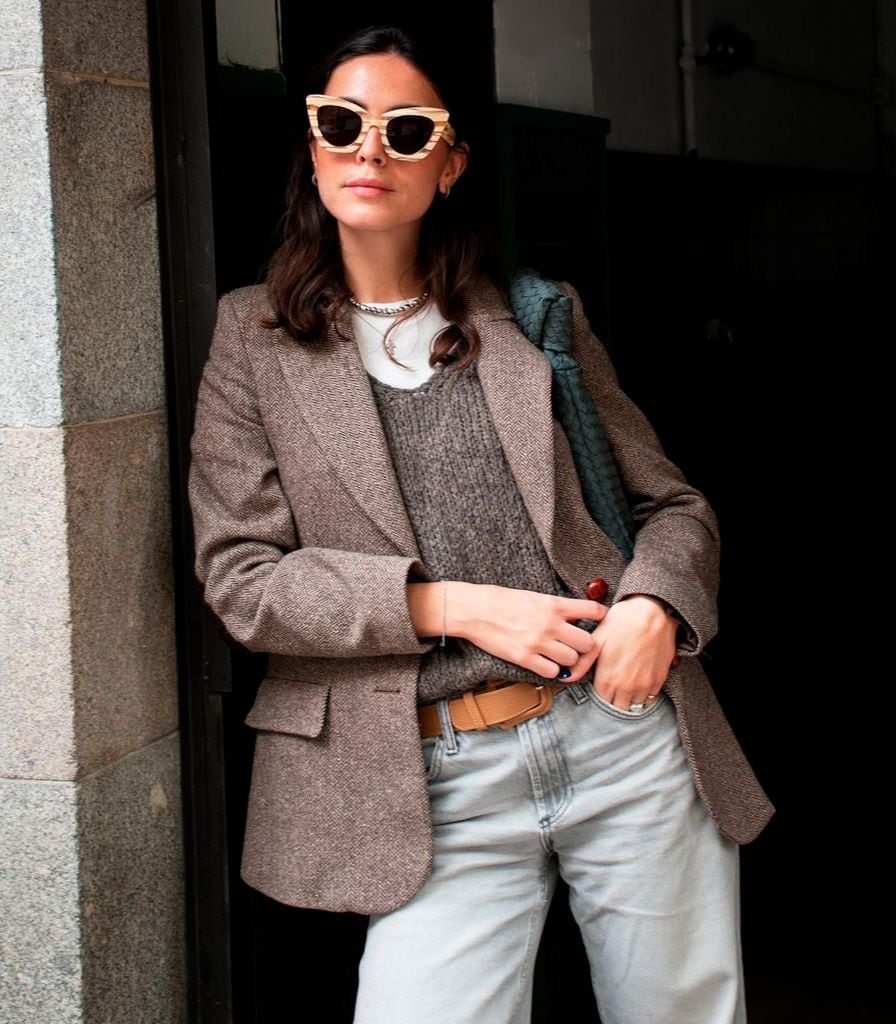 Look básico con gafas de Mr. Boho