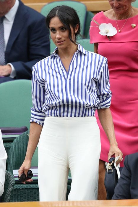 Meghan Markle en la final de Wimbledon