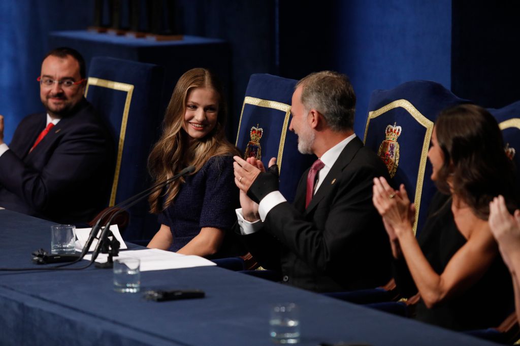 Princesa Leonor en la entrega de Premios Princesa de Asturias en 2023