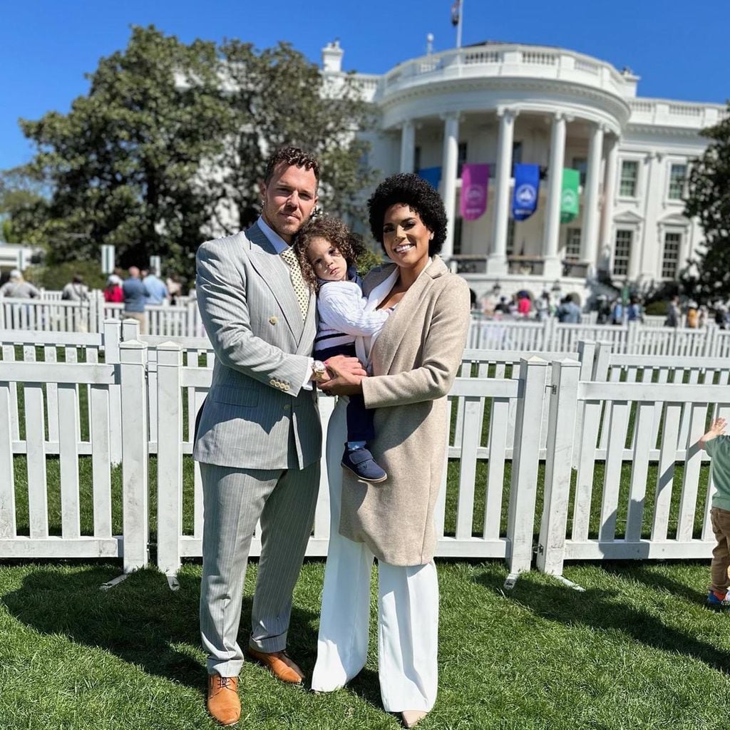 francisca y su familia en el white house easter egg roll 2023