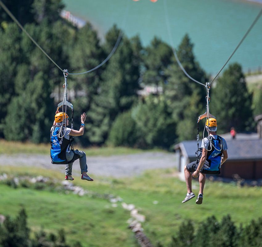 Tirolina, Andorra