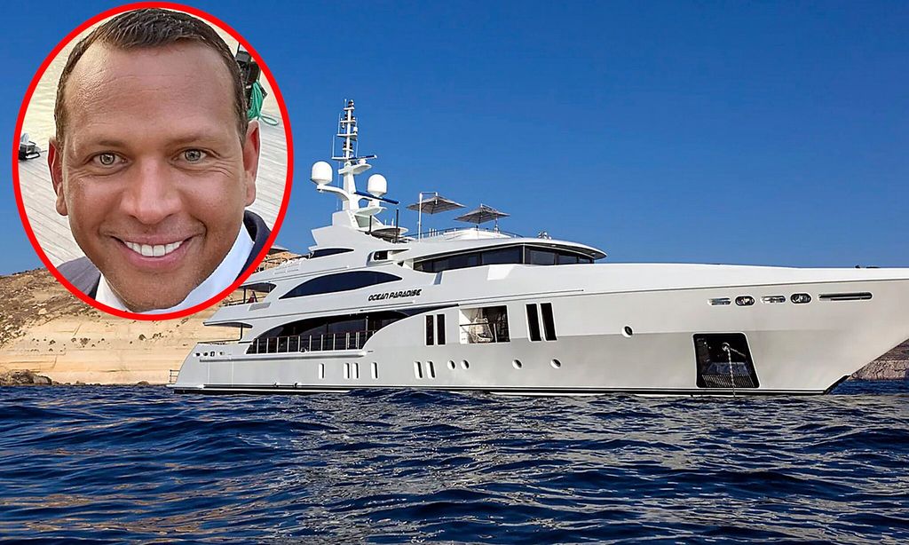 alex rodriguez 39 s rented yacht