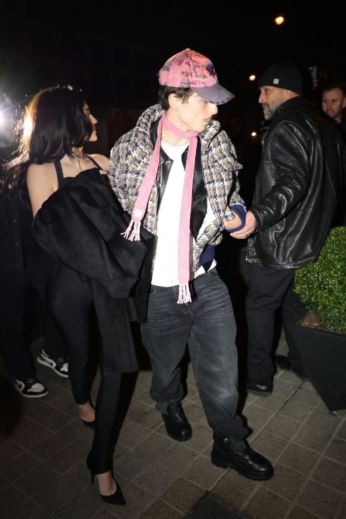 Kylie Jenner y Timothée Chalamet en París