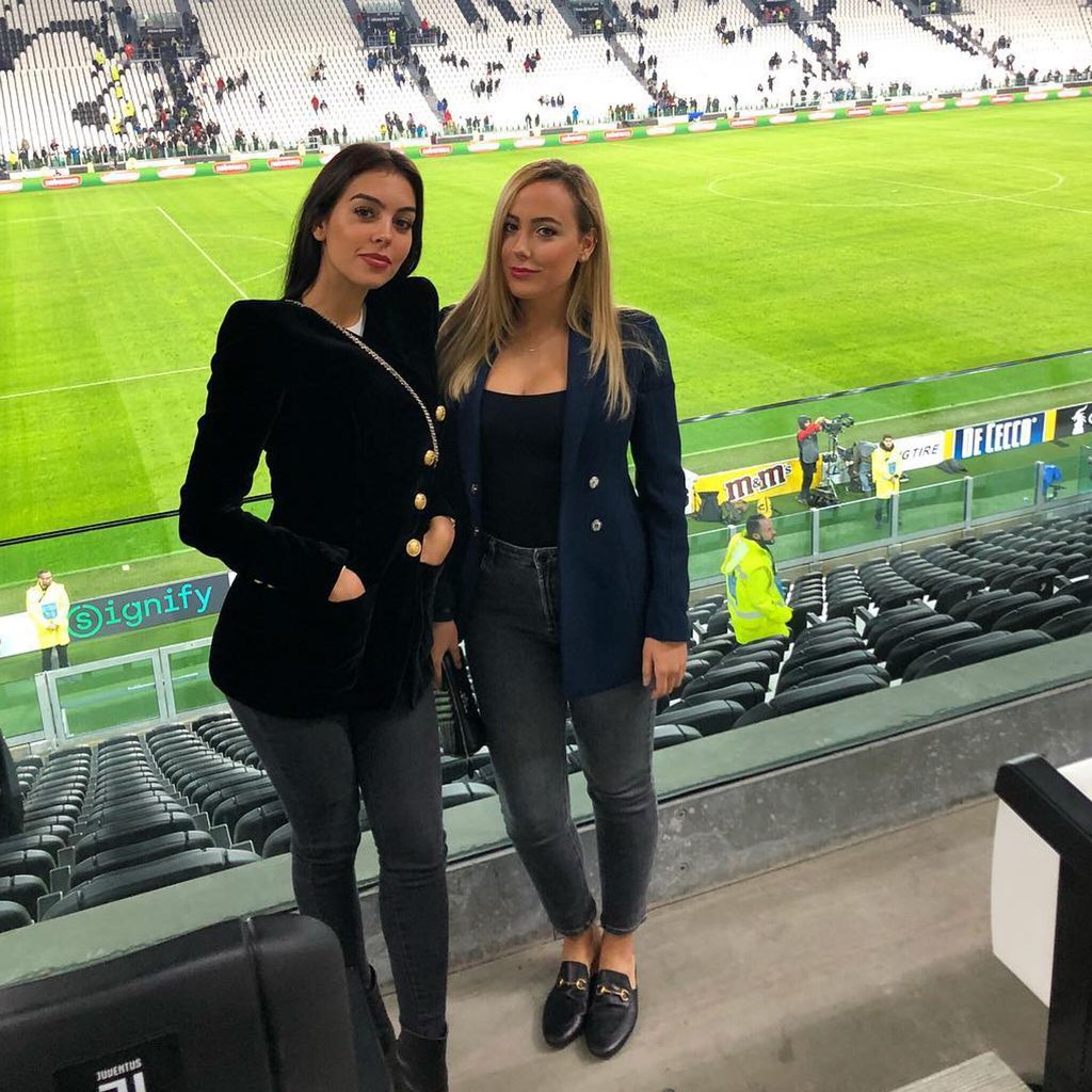 georgina rodr guez y su hermana ivana