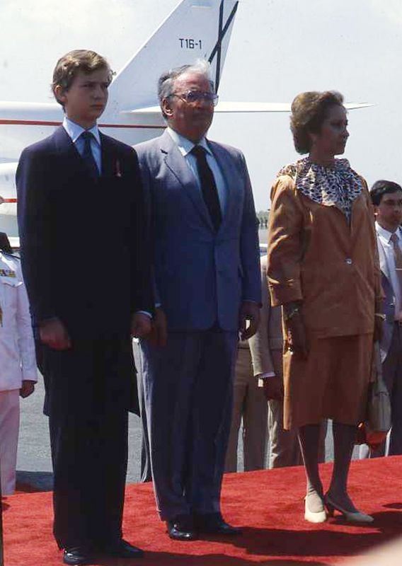 Felipe VI hizo su presentación internacional con 15 años