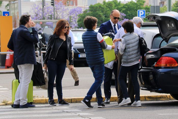 Ana Rosa con su familia