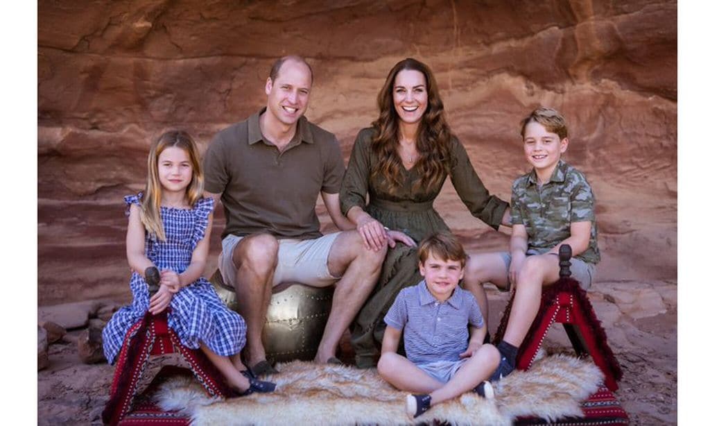 Prince William and Kate\'s 2021 Christmas card photo was taken in Jordan