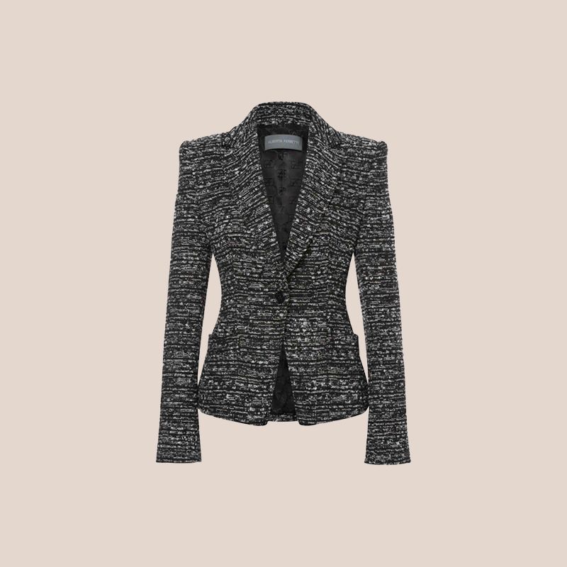 blazer de tweed