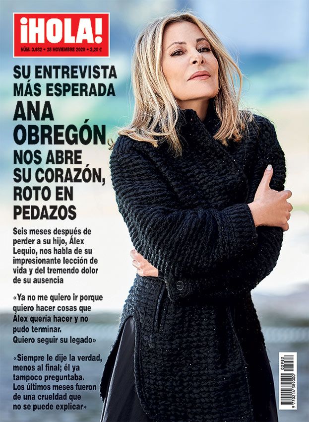 Ana Obregón en la portada de la revista ¡HOLA! seis meses después de la muerte de su hijo