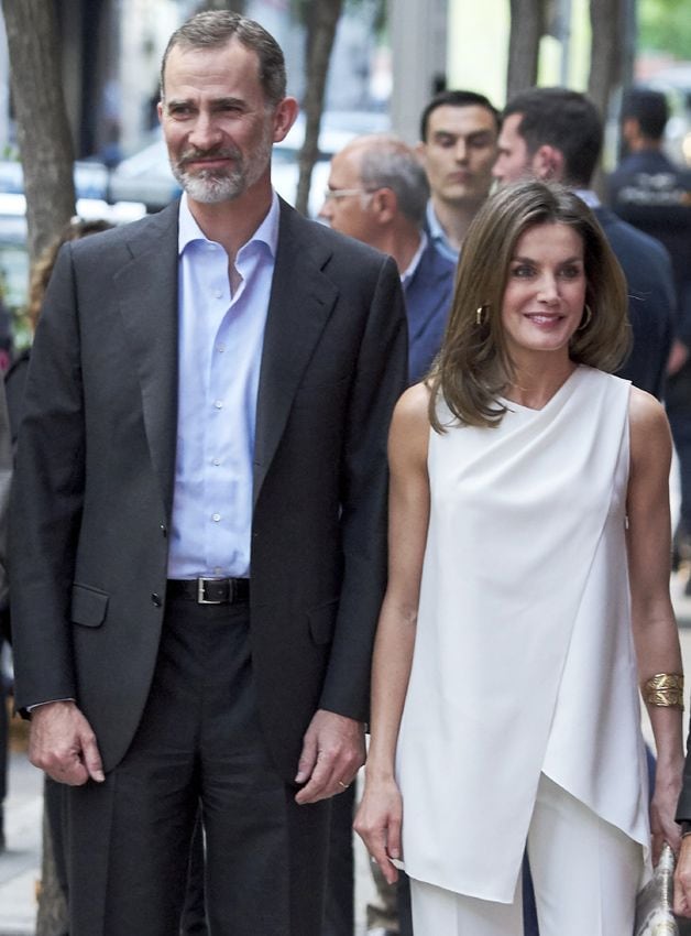 Los brazos tonificados de la reina Letizia