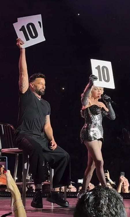 Madonna y Ricky Martin