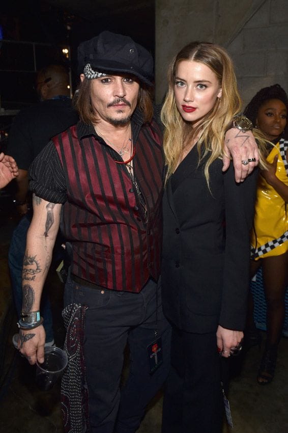 Amber Heard y Johnny Depp