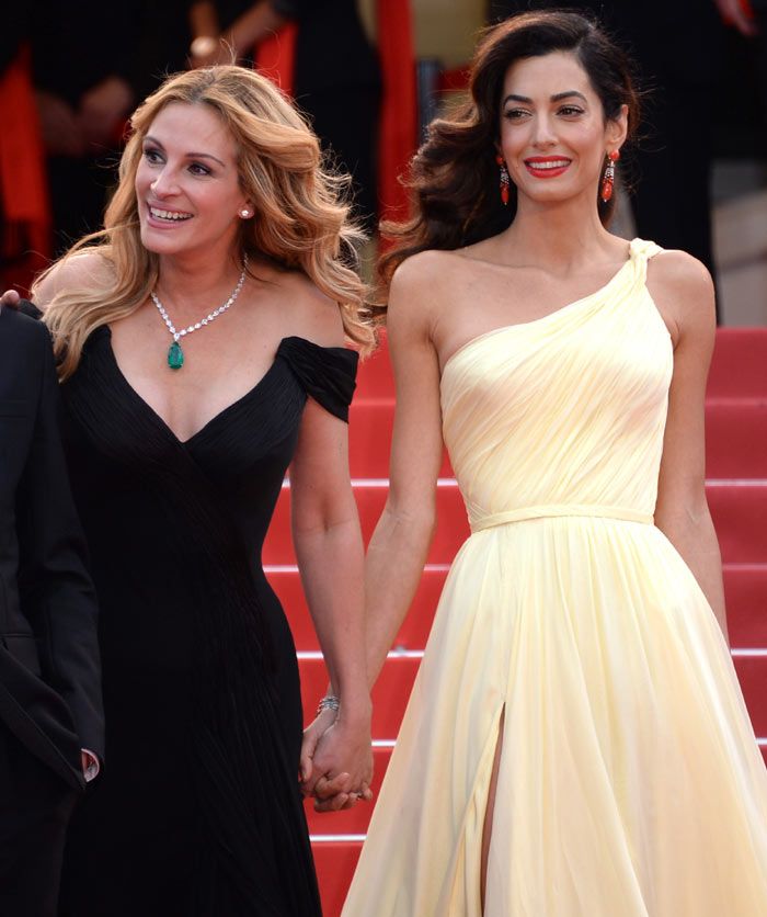 Amal  Clooney y Julia Roberts