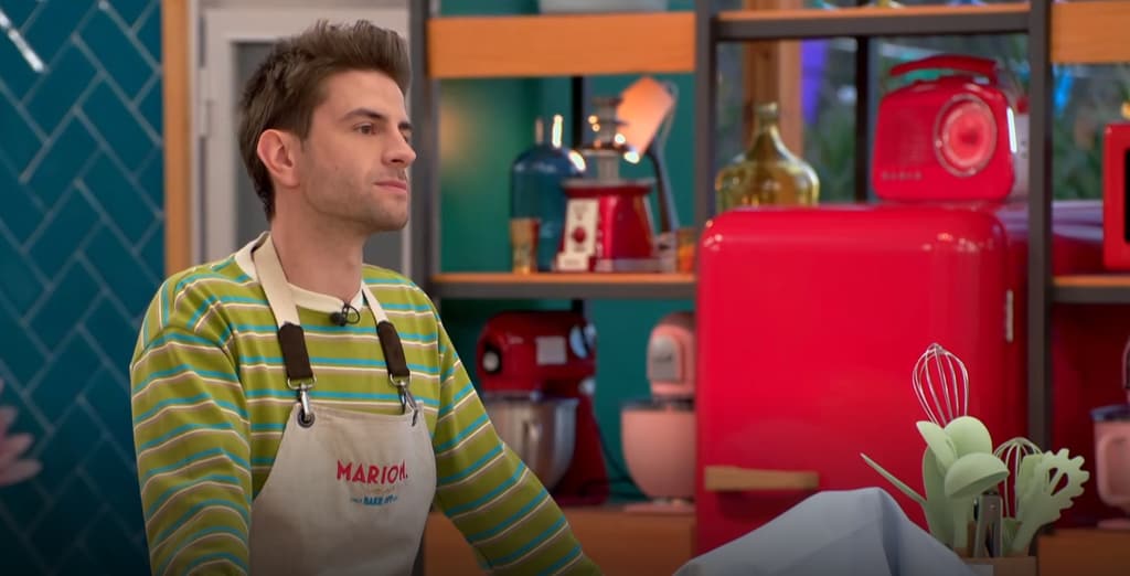 Mario Marzo durante el quinto programa de Bake Off