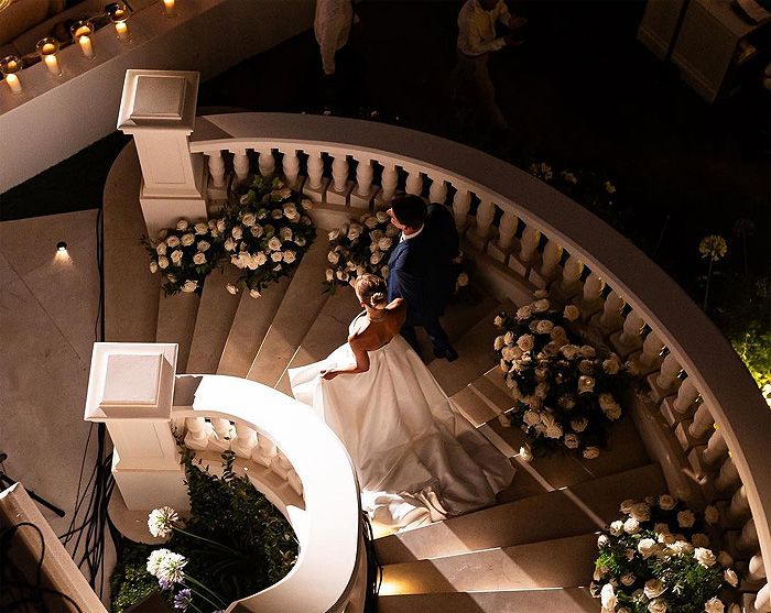 El banquete de boda de Thibaut Courtois y Mishel Gerzig