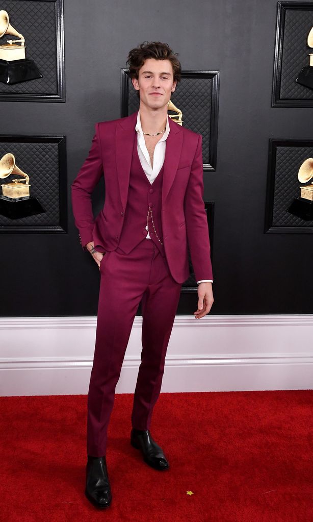 shawn mendes attends the 62nd annual grammy awards