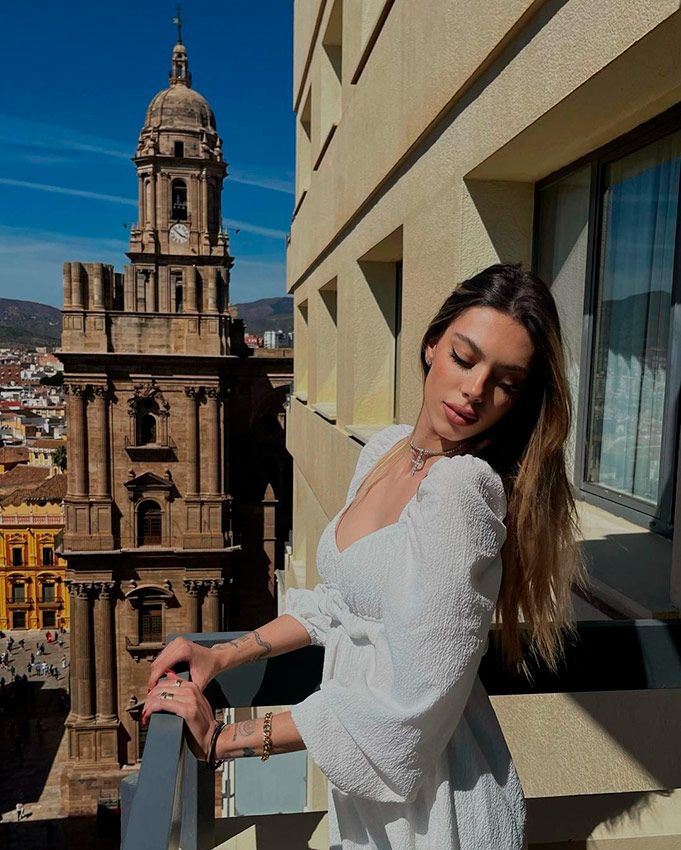Alejandra Rubio en la Semana Santa de Málaga