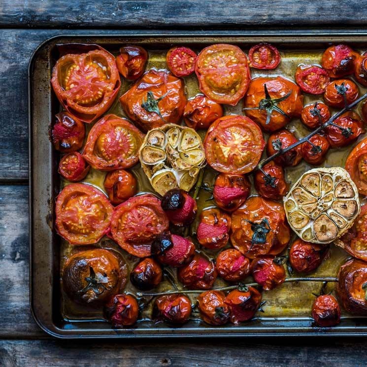 tomates aceite oliva receta facil horno