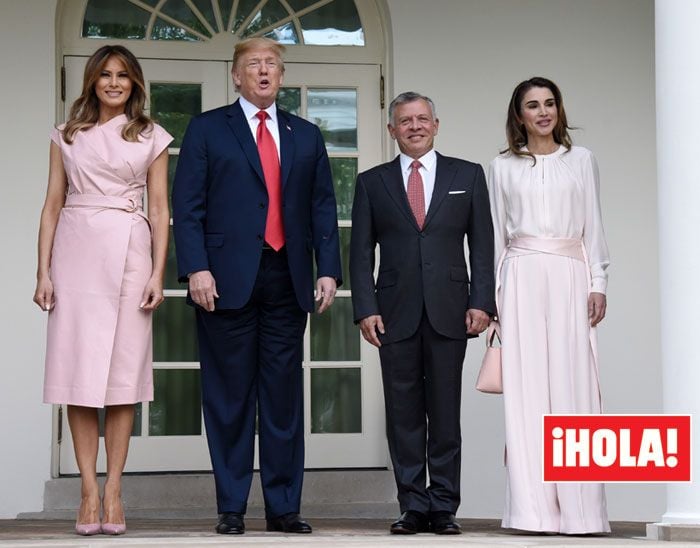 Melania Trump y Rania de Jordania