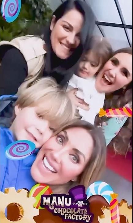 Anahí, Maite Perroni, Dulce María y sus hijos