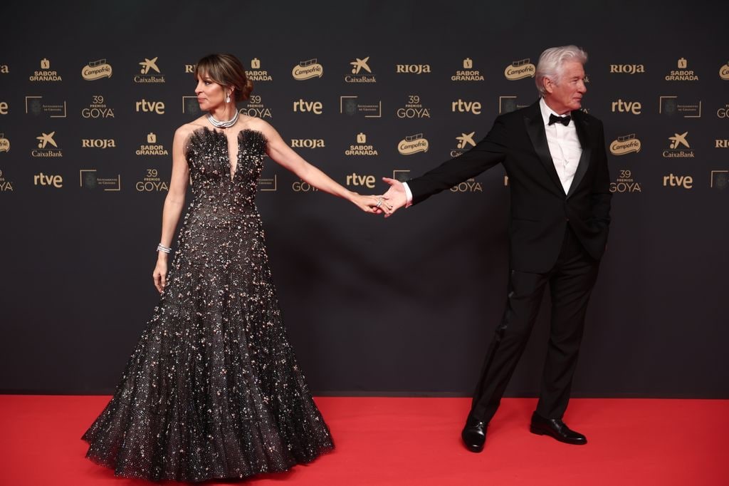 Richard Gere y Alejandra Gere en los premios Goya