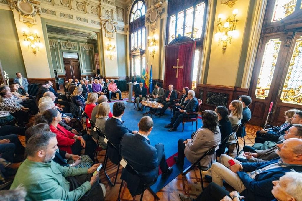 Mariano Jabonero encuentro Junta General del Principado