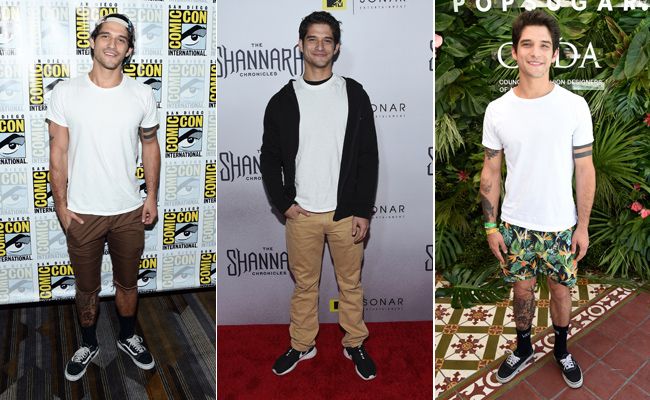 Las diferentes formas de llevar camiseta blanca por Tyler Posey