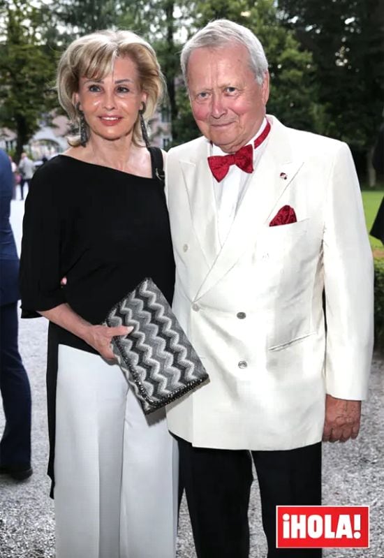 Wolfgang Porsche y Claudia Hübner