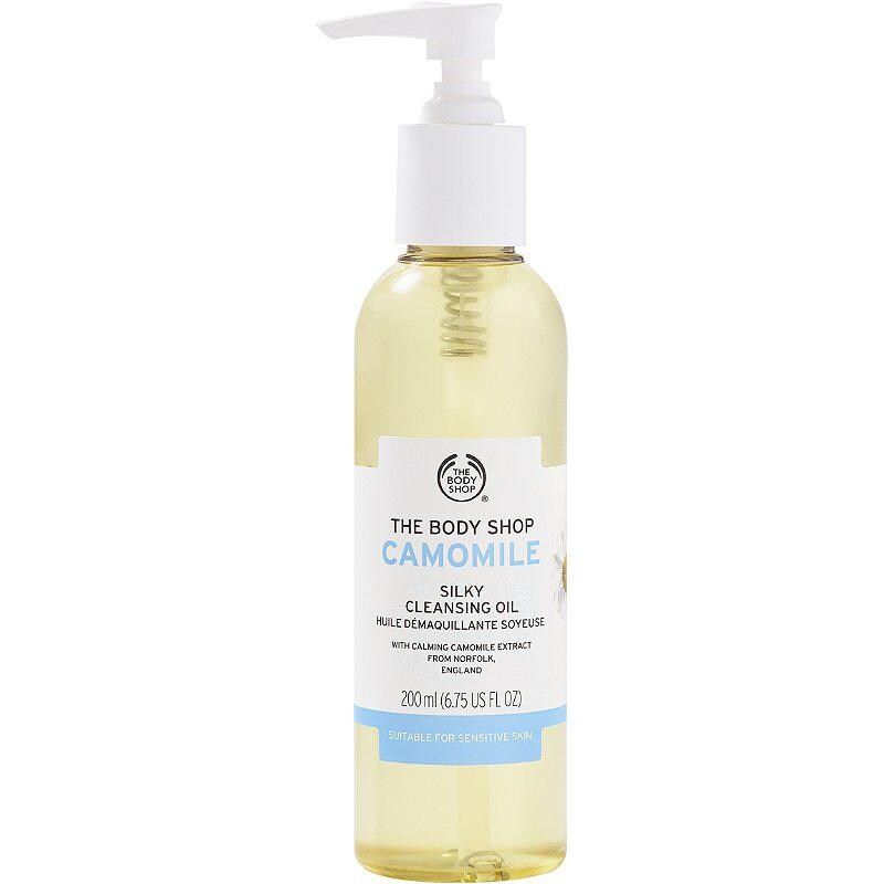 the body shop camomile silky cleansing oil