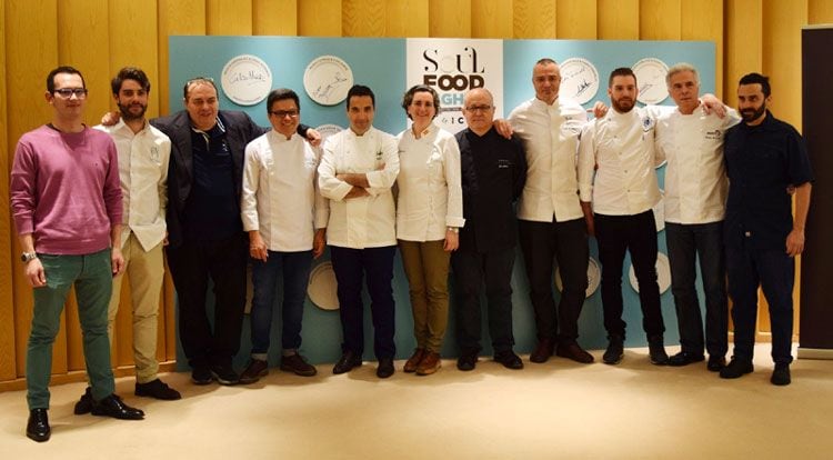 Foto de familia de los chefs que participan en esta tercera edición de 'Soul Food Nights'. 