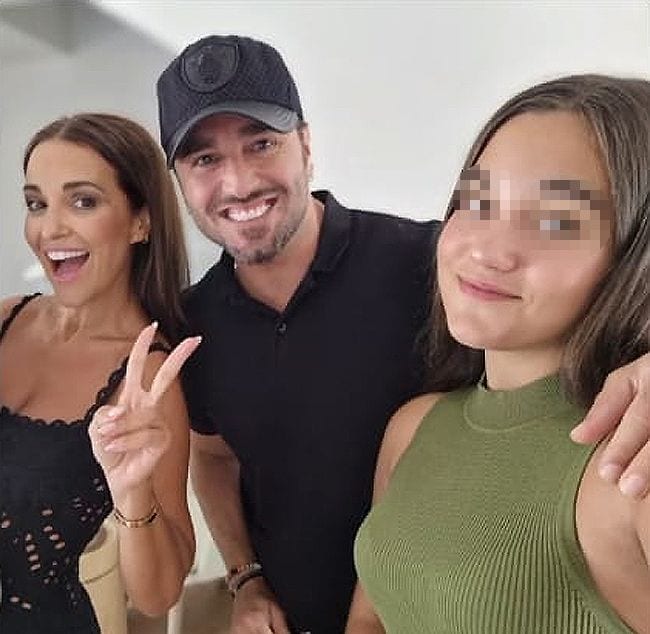 Paula Echevarría y David Bustamante, juntos de nuevo en el cumpleaños de su hija