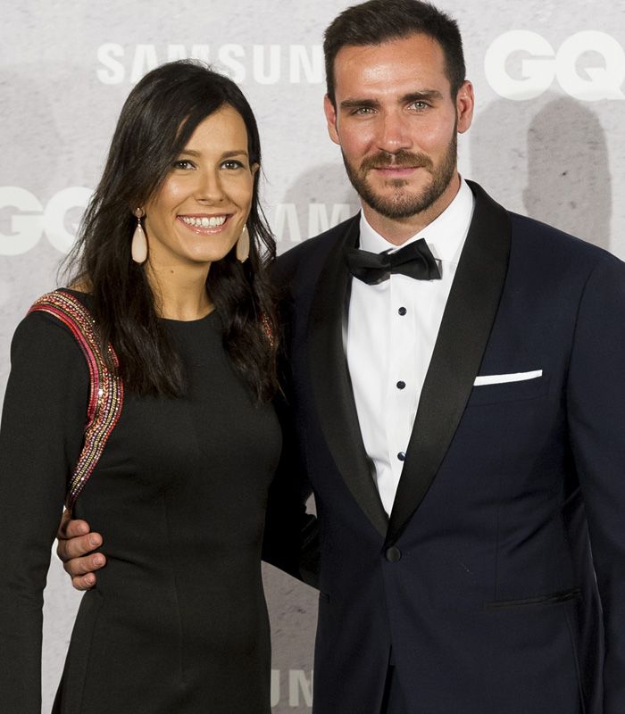 Saúl Craviotto junto a su mujer, Celia García 