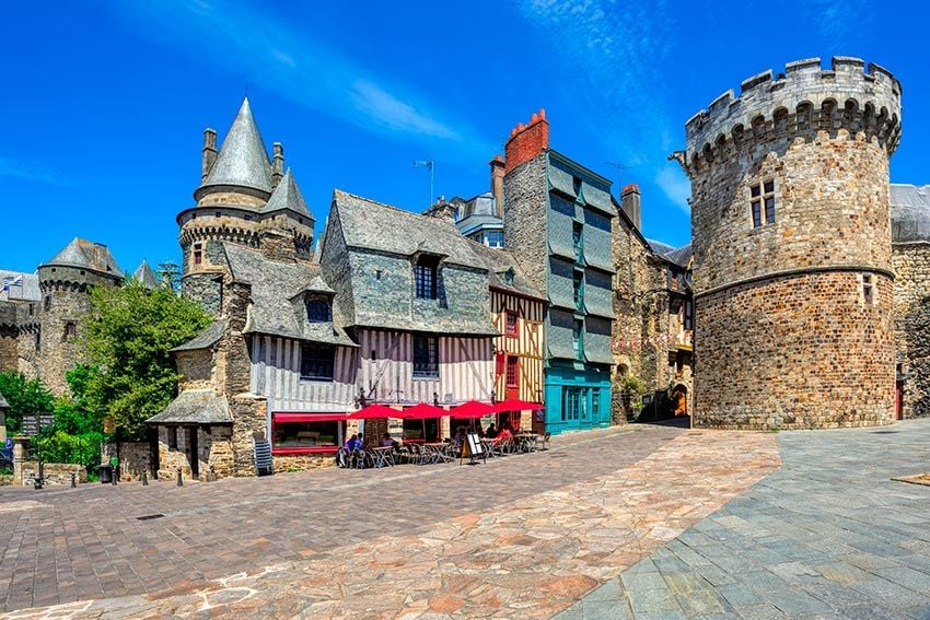 vitre  pueblos medievales francia