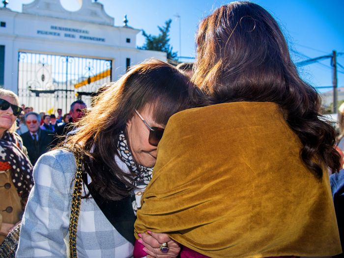 María Ángeles Grajal emocionada