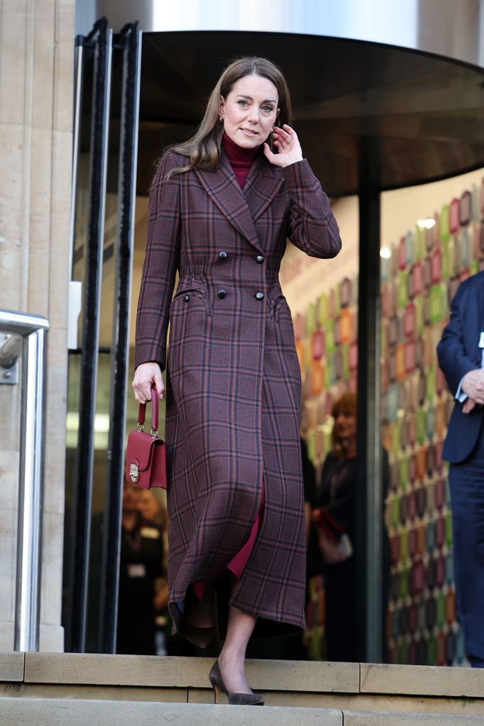 Imagen de Kate Middleton saliendo del hospital