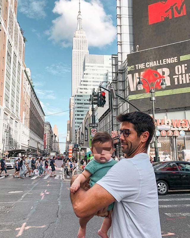 Fernando Verdasco con su hijo Miguel