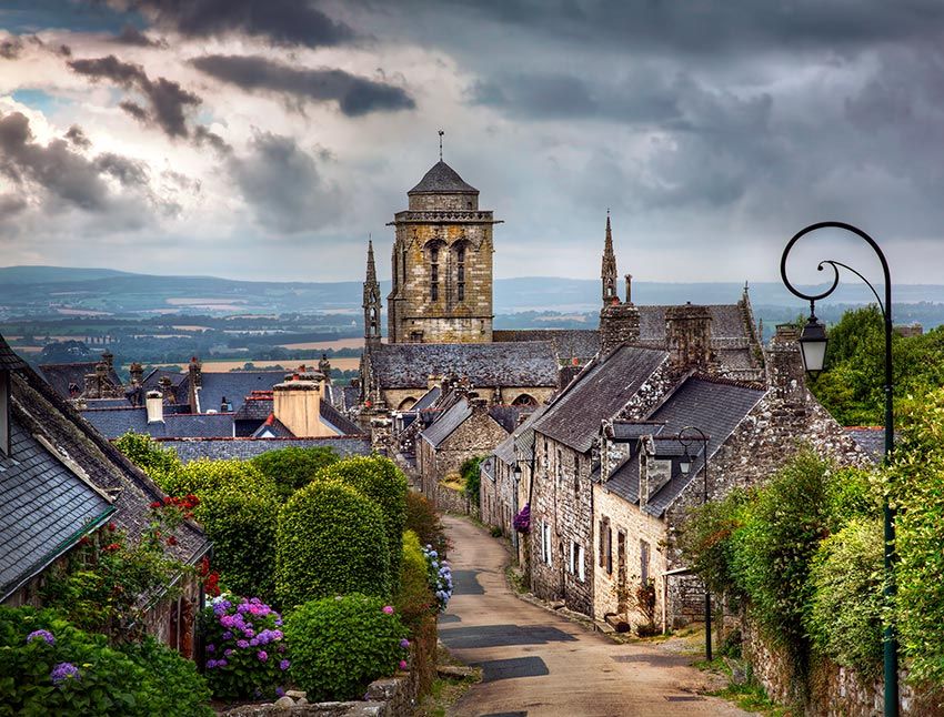 locronan  francia pueblos medievales