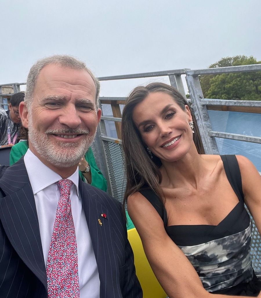 Felipe VI y la Reina Letizia en la ceremonia de apertura