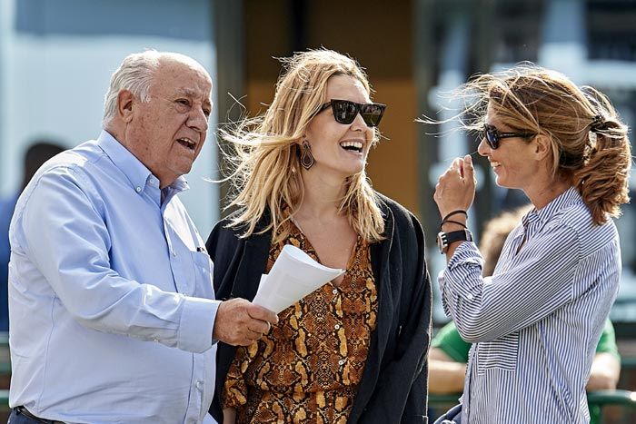 Amancio Ortega y Marta Ortega