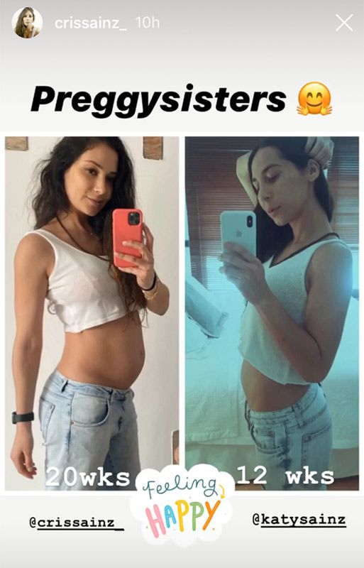  ¡Felicidad por partida doble! Las hermana Cristina y Katy Sainz están embarazadas