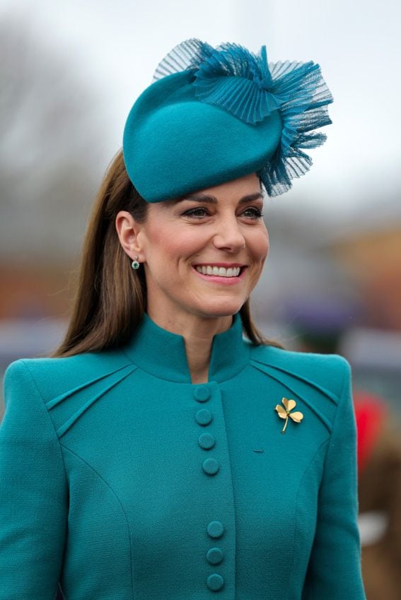 Kate Middleton asiste a su primer San Patricio como princesa de Gales